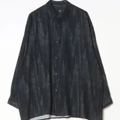 HARE ブラック系　総柄　シャツ