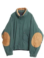 【お得なクーポン配布中!】 90s ノーティカ ダウン ジャケット メンズ XL 古着 オールド フルジップ コットン 本革 レザー ブルゾン ジャンパー アウター 大きいサイズ