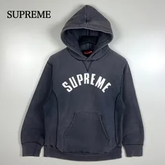 SUPREME 90s 1997 USA vintage arch logo sweat hoodie M シュプリーム 初期 アーチロゴ スウェットパーカー フェード 紙タグ 前V ガゼット アーカイブ