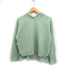 ロペピクニック ROPE Picnic タグ付き セーラーカラー ニット セーター 長袖 無地 38 グリーン 緑 /FT30