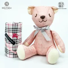 バーバリー ノバチェック テディベア ハンカチ セット ピンク BB5008FW-8221-04 BURBERRY レディース【新品】【未使用品】【丸正質舗】【質屋】【ブリルトワーゼ】（M212408）
