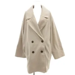 オリーブデオリーブ OLIVE des OLIVE ピーコート F ベージュ系 ダブルブレスト テーラードカラー 長袖 /SC ■GY06