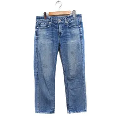 アッパーハイツ upper hights デニム ジーンズ ストレート ウオッシュ加工 23 ブルー 青 /FT22