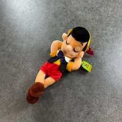 Dead Stock Vintage 日本製 Tokyo Disneyland Pinocchio デッドストック 東京ディズニーランド ウォルトディズニー ピノキオ ぬいぐるみ 睡眠 寝ている 爆睡 レトロ ヴィンテージのサムネイル