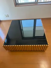 【直接引き取り限定】ARMONIA アルモニア センターテーブル ガラス 木製 北欧モダン 家具 大型 おしゃれ 千葉県千葉市