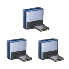USB-C & USB 3.1 変換アダプタ L型 タイプc 変換アダプタ 3個セット USB L字 最大10Gbps高速データ転送 M-ac Book Pro、Nintendo Switch、Nexus 6P 5X、Sam sung Galaxy  ...