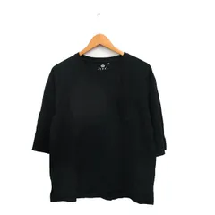 ハートマーケット HEART MARKET カットソー Tシャツ 七分袖 胸ポケット コットン シンプル F ブラック 黒 /KT11