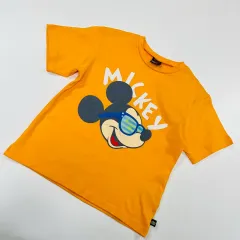 120 ミッキーマウス オレンジTシャツ
