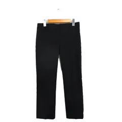 セオリー Theory スラックス パンツ センタープレス コットン シンプル 2 ブラック 黒 /KT11