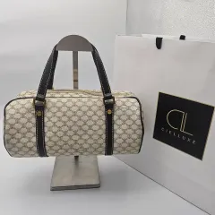 正規品 セリーヌ マカダム ブラゾン ミニ 円筒型バッグ