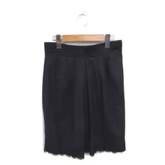 ボディドレッシングデラックス BODY DRESSING Deluxe タイト スカート ひざ丈 タック レース ウール 38 チャコールグレー /TT