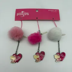 USJ ハローキティ ストラップセット サンリオ キーホルダー 根付け ユニバーサルスタジオジャパン [中古]