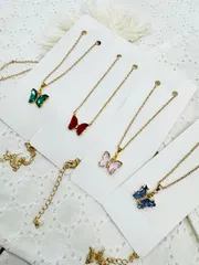 蝶々のネックレス【ice_butterfly09】