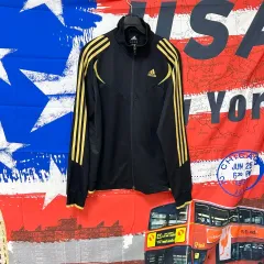 176 s級 アディダス ブラック GOLD LINE ジャージ S 90