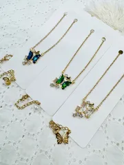 蝶々のネックレス【ice_butterfly09】