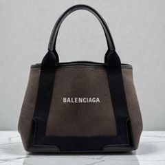 【良品】バレンシアガ ネイビーカバス ハンドバッグ XS バレンシアガ ネイビーカバスXS ハンドバッグ ブラック - メルカリ