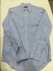 ポロラルフローレン ストライプ ポプリン シャツ