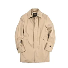 MOORER ムーレー /  VITTOR-NRS シルク混 ステンカラーコート 春夏秋 メンズ ライトアウター コットン シルク ベージュ イタリア製 435955のサムネイル