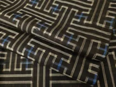 平和屋着物●本場大島紬　龍郷絣　秋名バラ　正絹　逸品　AABG4001ck