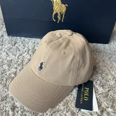 【即日発送】大人気キャップ再入荷！オールシーズン★新品・正規品タグ付き★Polo Ralph Lauren ベージュキャップ