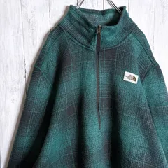 【海外モデル/入手困難】THE NORTH FACE チェック柄 グリーン フリース ジャケット #25