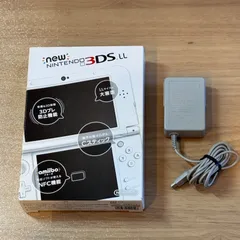 2-126 Newニンテンドー3DS LL パールホワイト 箱付き 上IPS