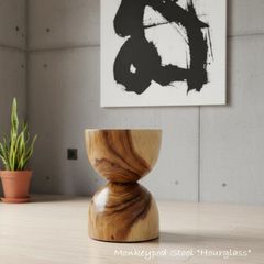 バリ島 木彫り 人形 2体セット《プリミティブ人形》H34cm エスニック