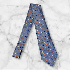 エルメス シルクネクタイ 総柄 フランス製