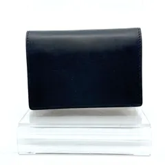GANZO　ガンゾ THIN BRIDLE シンブライドル　名刺入れ　カードケース　ブラック　黒　レザーのサムネイル