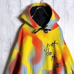 希少 NIKE vintage 総柄パーカー 短丈 y2k ストリート 古着 - メルカリ