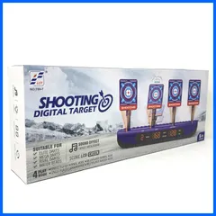 射撃ターゲット デジタル仕様 4個の的 自動リバウンド機能 サウンド付のサムネイル