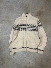 90's PENDLETON ジップアップノルディックウールニットのサムネイル