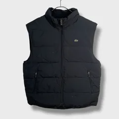 ☆LACOSTE☆ダウンベスト☆黒☆56/7☆XXL相当☆ワンポイント☆ラコステ☆B26Mのサムネイル