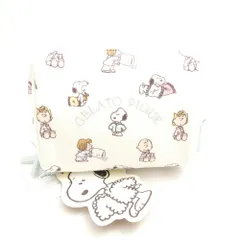 未使用 gelato pique ジェラートピケ ジェラピケ × PEANUTS スヌーピーコラボ ポーチ 1点 バッグ 小物入れ レディース 雑貨 レディース AU4002 