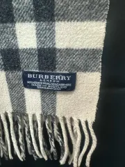 バーバリー チェック マフラー メリノウール カシミア