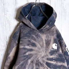 【入手困難】Carhartt WIP カーハート 短丈 タイダイ ブリーチ スウェット パーカー #08