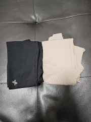 XEXYMIX ゼクシィミックス レギンス ブラック/ベージュ S 商品