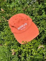 M brooklyn オレンジ ボールキャップ 帽子 ヴィンテージ