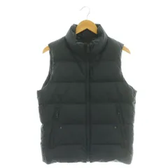 ユニクロ UNIQLO ダウンベスト ジップアップ M ネイビー /DF ■ECB001