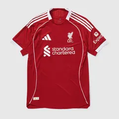 【送料無料・匿名配送】adidas アディダス リヴァプール 25/26 オーセンティック ホーム シャツ モハメド・サラー 選手着用モデル レプリカシャツ レプリカユニフォーム Tシャツ 11番 新品 正規品 並行輸入 日本未発売