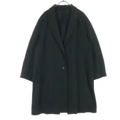 UNIQLO U ユニクロユー 長袖 チェスターコート XL ブラック レディース 古着