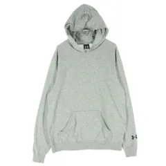 美品 UNDER ARMOUR アンダーアーマー 長袖 パーカー MD グレー メンズ 古着
