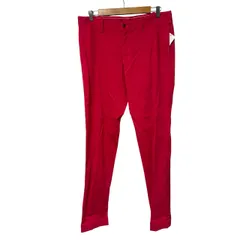  DESIGNWORKS デザインワークス コットンピケ ストレッチパンツ 4（Lサイズ相当）レッド 2100000047208【MN23】のサムネイル