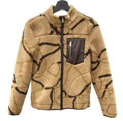 ラルフローレン RalphLauren ローレン LAUREN ボア フリース ジャケット BOA FLEECE JACKET アウター レザーポケット 黒タグ BROWN 茶色 ベージュ系 ロゴ ブラウン XXS 104LT-392