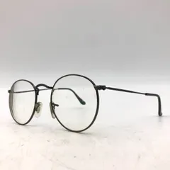 レイバン Ray-Ban ラウンドメタル 丸メガネ フレーム ガンメタル 度入