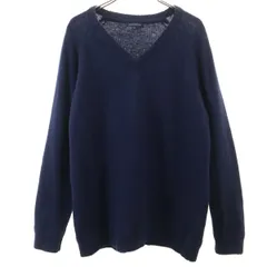 URBAN RESEARCH アーバンリサーチ 長袖 Vネック セーター 40 ネイビー ニット レディース 古着
