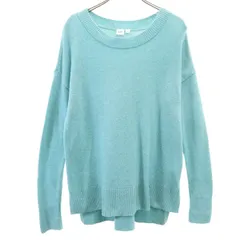 GAP ギャップ 長袖 ニット S 水色 セーター レディース 古着