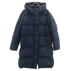 MUJI 無印良品 ダウンコート M ネイビー レディース 古着