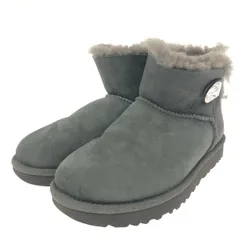 UGG アグ ムートンブーツ 表記サイズ:23 ベイリーボタン    グレー レディース / 240001189651