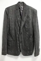 ZARA MANテーラードジャケット パイソン柄Y2K USA Mサイズ 2-Q109/1/080